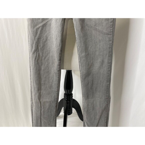 Bubble Gum USA Girls Denim Skinny Jeans Grey and Black 5 Pocket Size 7/8 X 31 - Picture 4 of 14